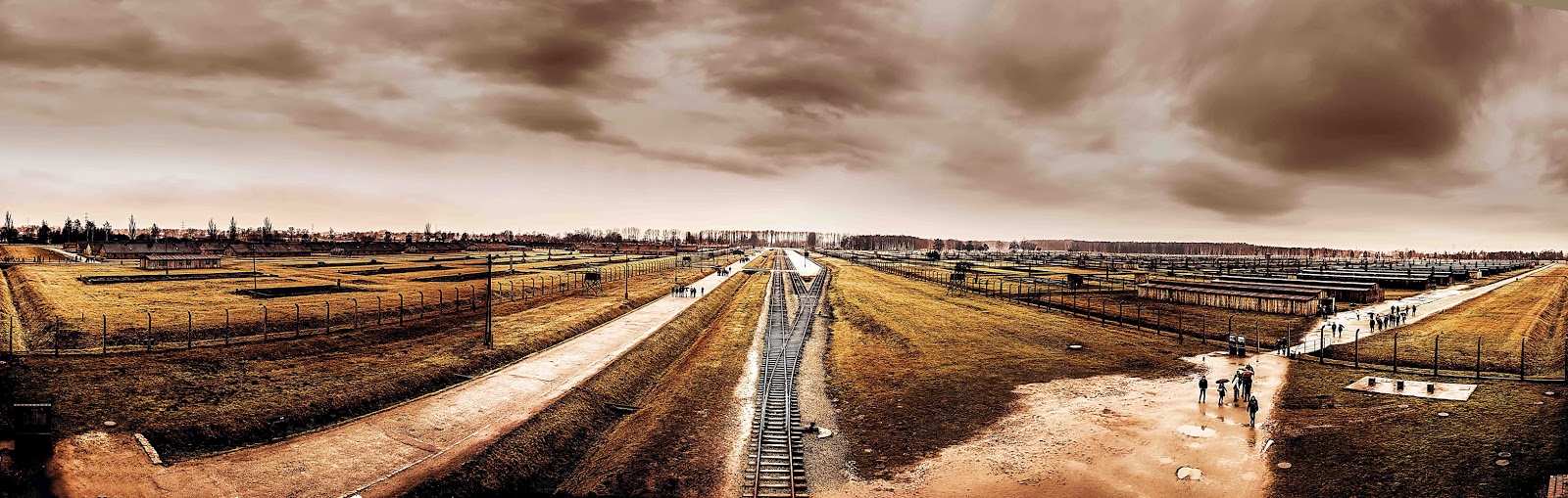 Auschwitz panorama view